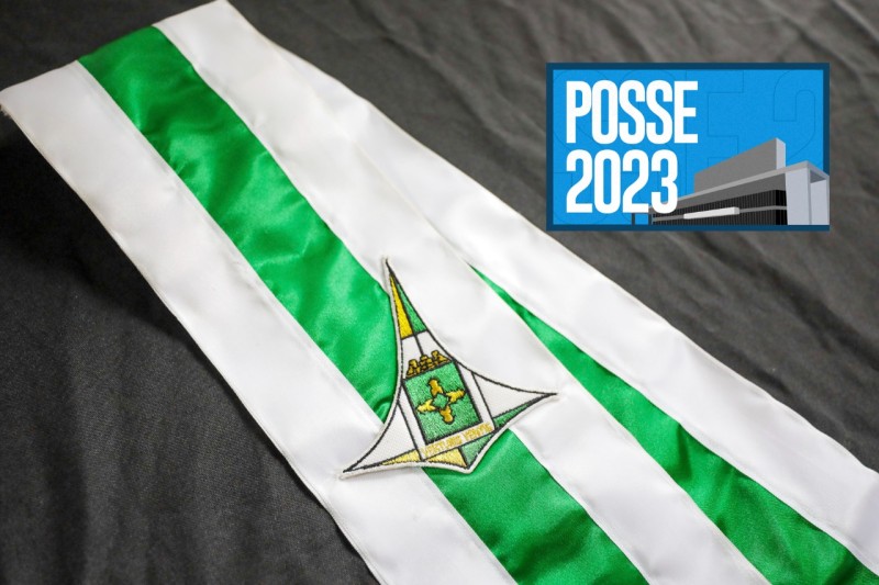 A faixa governamental, o símbolo maior da conquista do poder