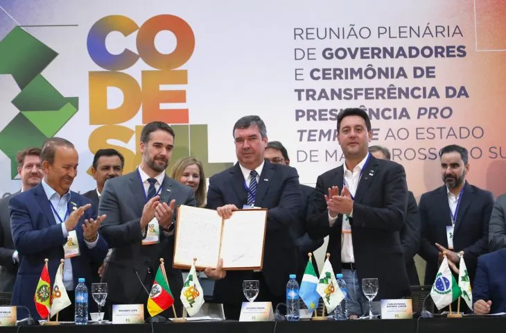 Eduardo Riedel assume presidência do Codesul com foco no desenvolvimento regional