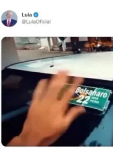 Lula posta vídeo provocativo contra Bolsonaro no Twitter