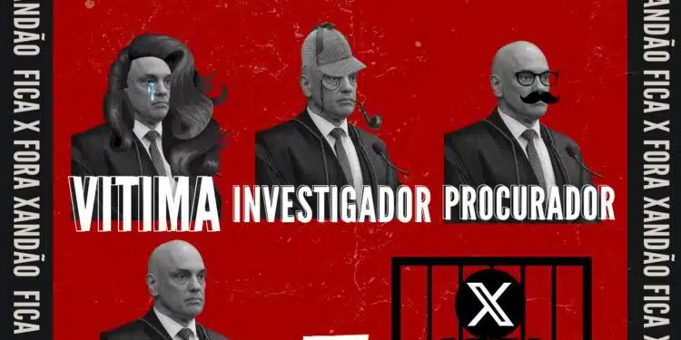 PCO lança campanha explosiva contra Moraes: 'Fica X, Fora Xandão' – Apoiando Musk ou desafiando o Judiciário?