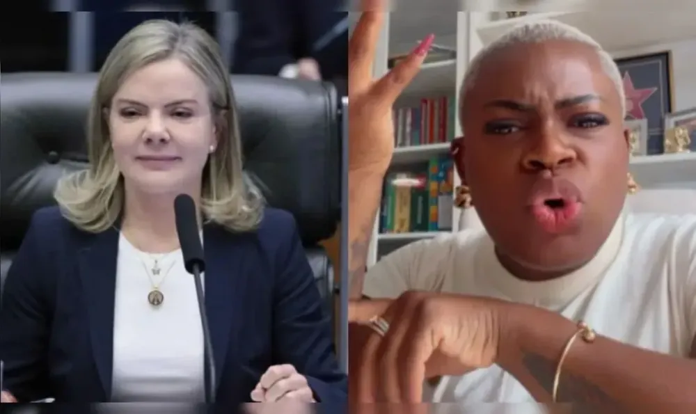 Embate nas redes sociais: Gleisi Hoffmann desmente Jojo Todynho sobre suposta proposta financeira