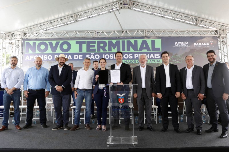 Governador autoriza início da construção do novo terminal de São José dos Pinhais