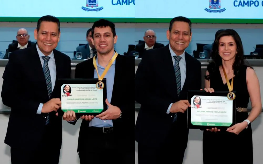 Vereador Clodoilson Pires homenageia médicos com Medalha Legislativa “Dr. William Maksoud”