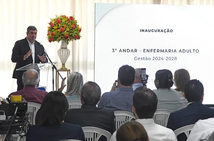 Governador Eduardo Riedel entrega terceiro andar do Hospital de Câncer em Campo Grande