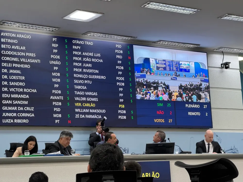 Sob protestos, Câmara de Campo Grande aprova reforma administrativa de Adriane Lopes