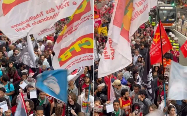 Fracasso de público marca manifestação do PT por prisão de Bolsonaro