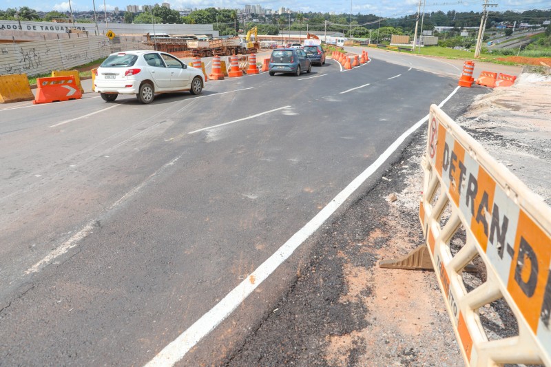 Desvio na marginal norte do Túnel de Taguatinga é liberado para uso