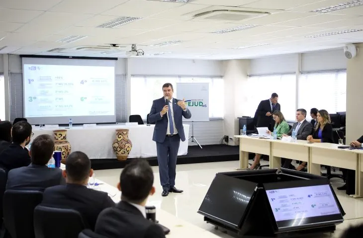 Riedel destaca avanços de MS em diálogo com novos magistrados do TJMS