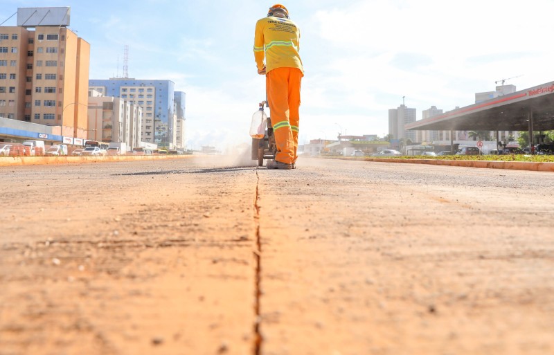 Tratamento contra rachaduras já foi executado em 3.325 m² do túnel