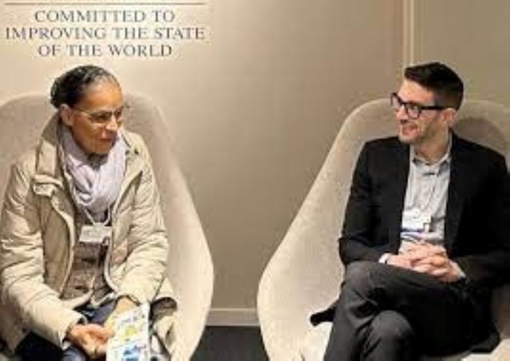 Marina Silva discute Fundo da Amazônia com filho de George Soros
