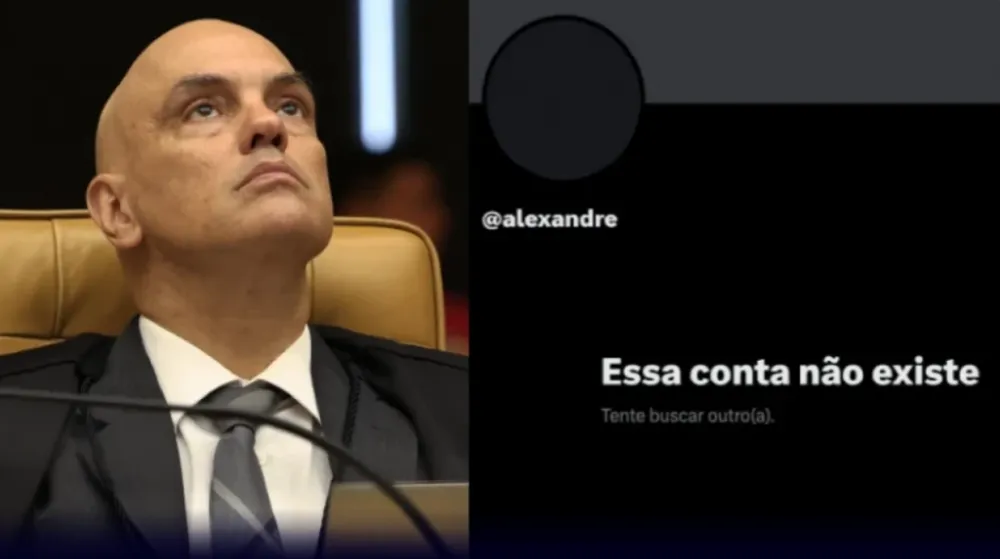 X desativa conta de Alexandre de Moraes após multa e intimação judicial
