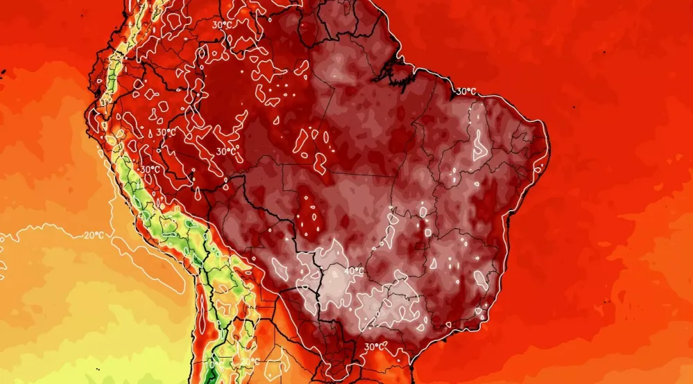 Calor extremo marca fim do carnaval de 2025 com recordes de temperatura no país