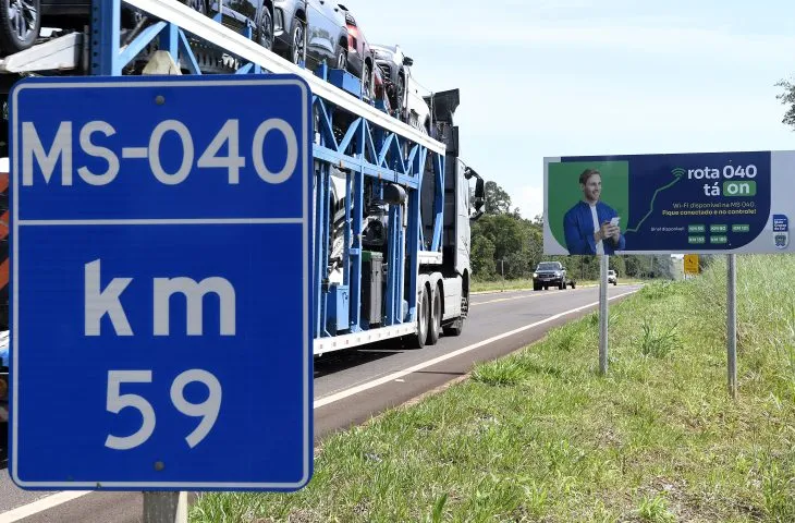 Conectividade nas estradas: Wi-Fi gratuito chega à MS-040