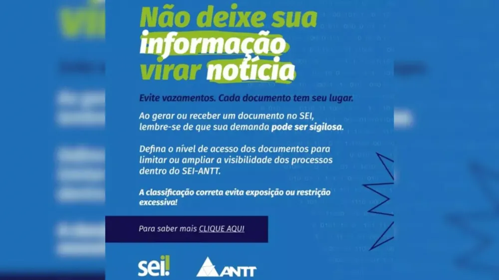 ANTT tenta blindar documentos para barrar acesso da imprensa
