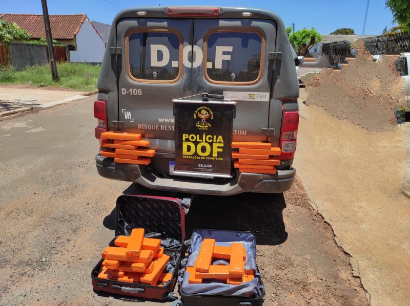 Mulheres que seguiam com maconha para Dourados foram presas pelo DOF em Ponta Porã