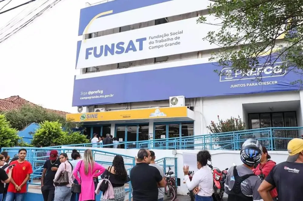 Funsat oferece 1,6 mil vagas de emprego em Campo Grande nesta quarta-feira