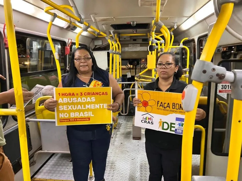 Ação nos terminais de Campo Grande reforça combate ao abuso infantil e à exploração sexual