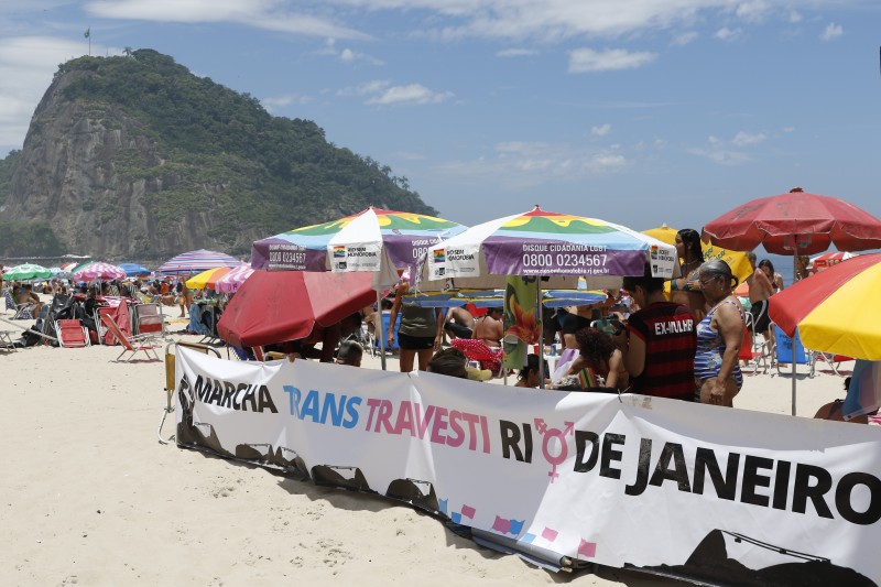 Ato reivindica direito de pessoas trans existirem em todos lugares