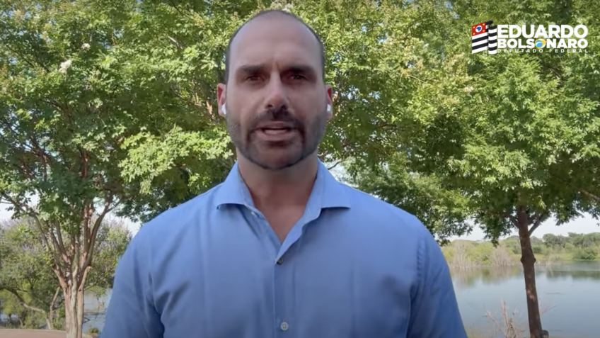 Eduardo Bolsonaro celebra críticas de Lula e intensifica polarização eleitoral