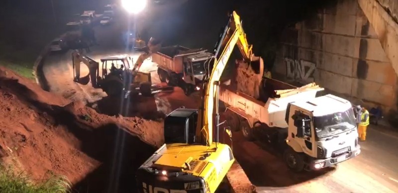 GDF realiza ação preventiva e trânsito no viaduto da EPDB já está liberado