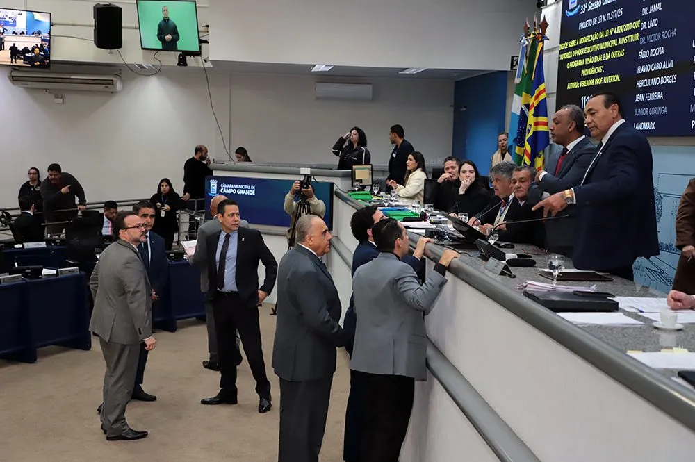 Câmara de Campo Grande vota projetos e vetos importantes nesta quinta-feira