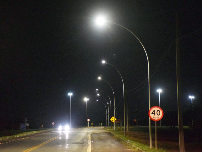 Condomínio RK, em Sobradinho, ganha iluminação pública LED