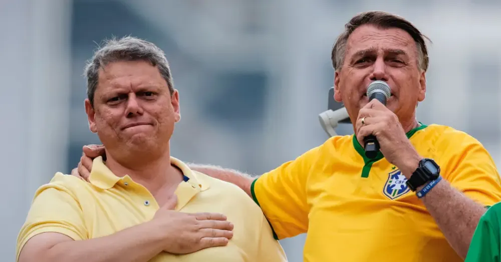 Tarcísio descarta disputar a Presidência em 2026, mesmo com apelo de Bolsonaro