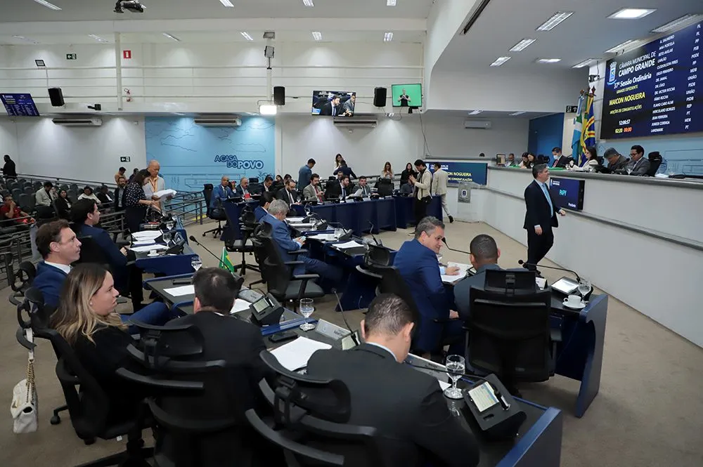 Câmara de Campo Grande aprova pacote fiscal e destrava caminho para investimentos com garantia da União