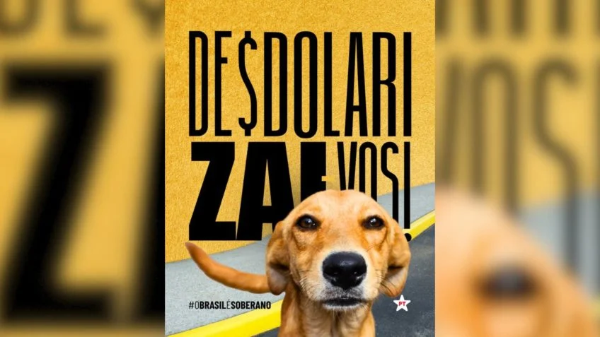 PT convoca “Desdolarizai-vos” nas redes e ecoa Lula contra supremacia do dólar no Brics