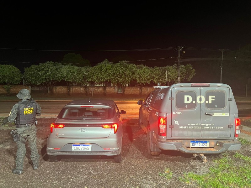 DOF recupera carro furtado em São Paulo na última quinta-feira