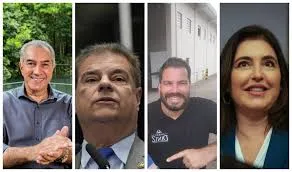 Disputa ao Senado em MS começa acirrada com quatro candidatos tecnicamente empatados