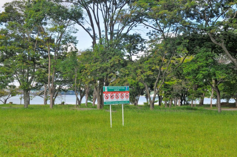 Parque das Garças fecha para pavimentação de pista