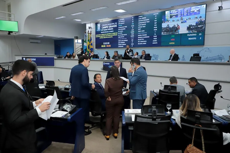 Câmara de Campo Grande vota vetos a emendas da LDO 2026 e prevê receita de R$ 6,8 bilhões