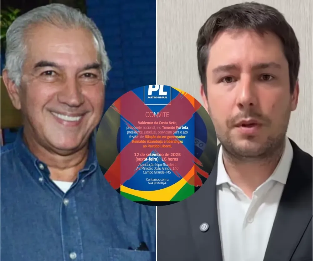 Filiação de Reinaldo ao PL racha partido em MS e vira alvo de críticas da própria base