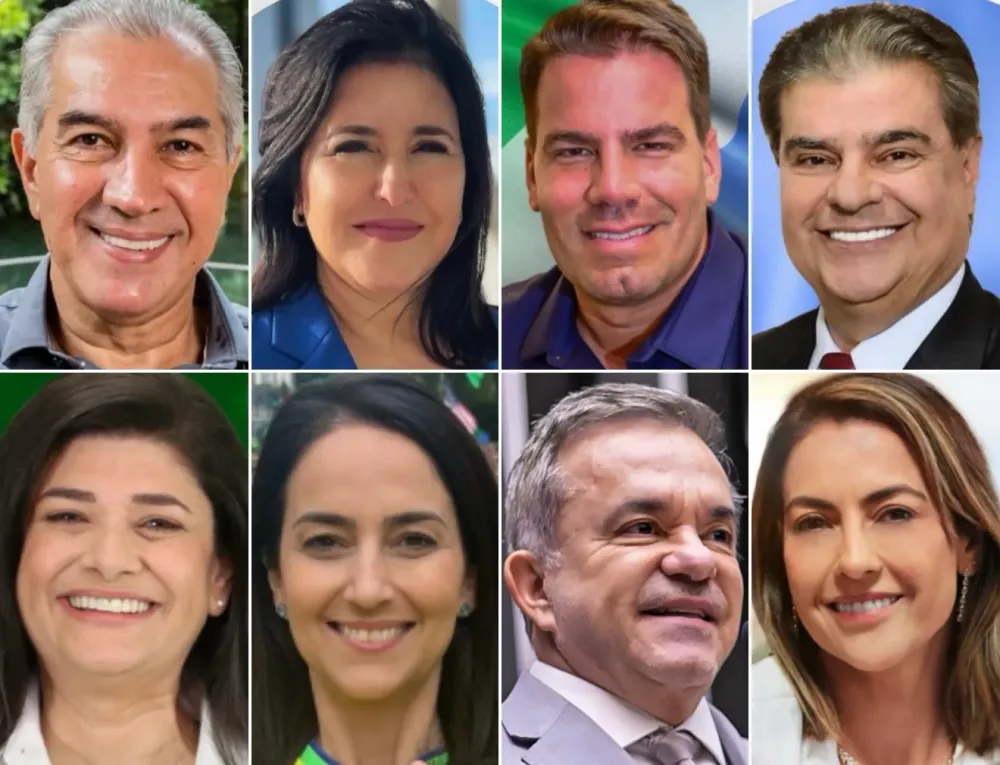 Reinaldo e Simone travam duelo pelo Senado em MS; pesquisa mostra empate técnico e disputa aberta