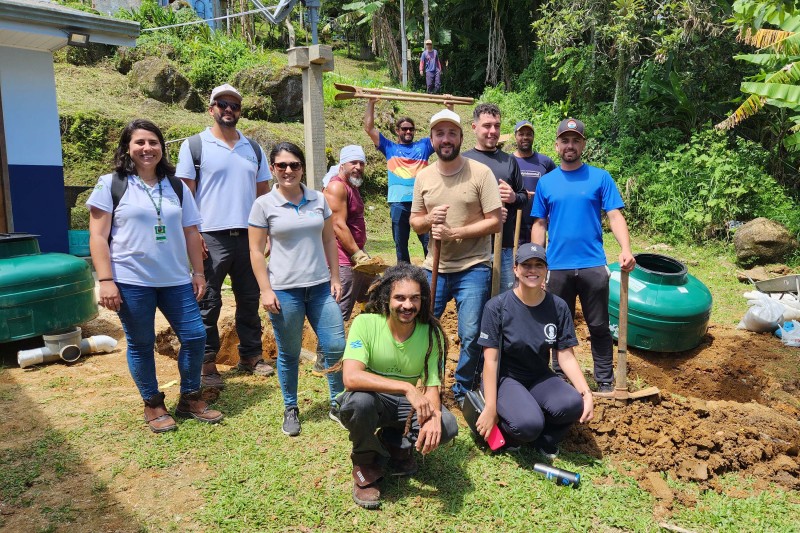 Portos do Paraná implanta sistema de tratamento de esgoto alternativo na ilha de Eufrasina
