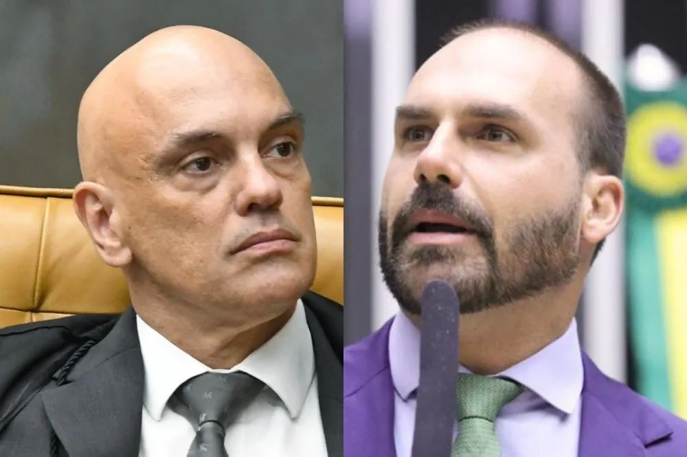 Moraes detona Eduardo Bolsonaro e acusa deputado de usar o exterior para “fugir da lei”
