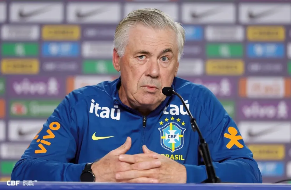 Ancelotti anuncia convocação da Seleção Brasileira para amistosos da Ásia
