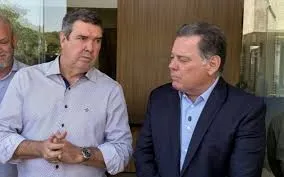 Eduardo Riedel recebe Marconi Perillo para tratar de investimentos da CSN em MS