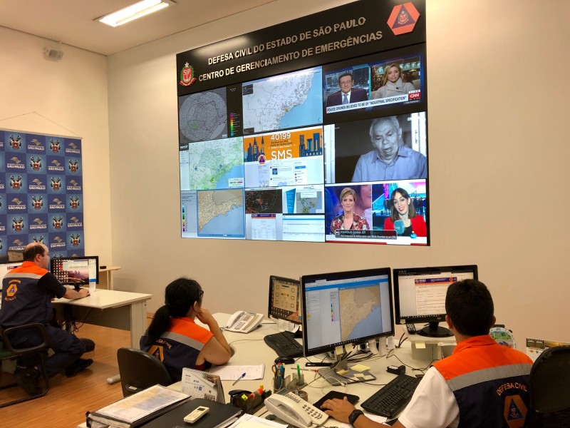 Defesa Civil estadual alerta para riscos de tempestades neste final de semana