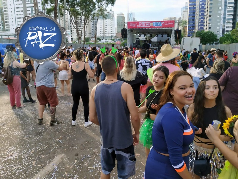 Bloco da Toca agita Domingão do Carnaval da Paz em Águas Claras