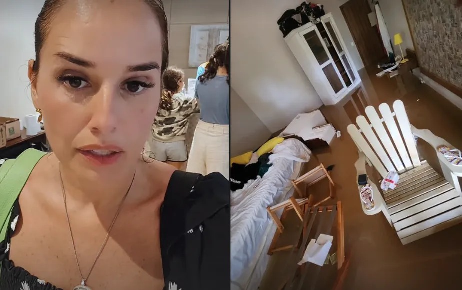 Filha de Fafá de Belém mostra quarto inundado após chuva em São Sebastião