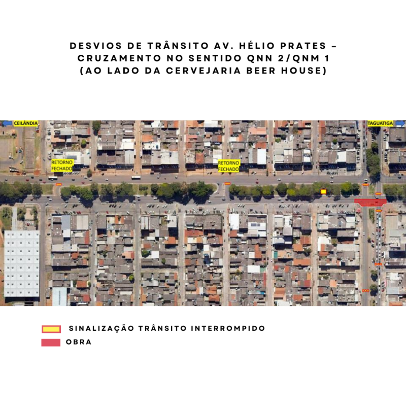 Interdição de trânsito na Hélio Prates começa na quarta-feira de cinzas