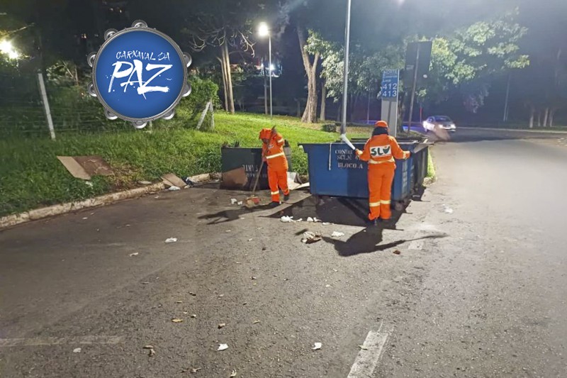 SLU recolhe quase 22,3 toneladas de resíduos em quatro dias de folia