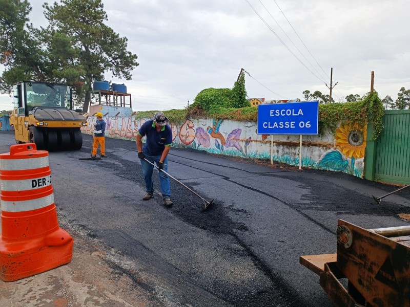 GDF pavimenta acesso a escola em núcleo rural no Itapoã