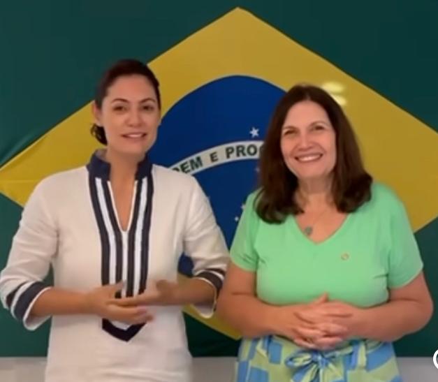 Michelle Bolsonaro anuncia turnê política pelo Brasil