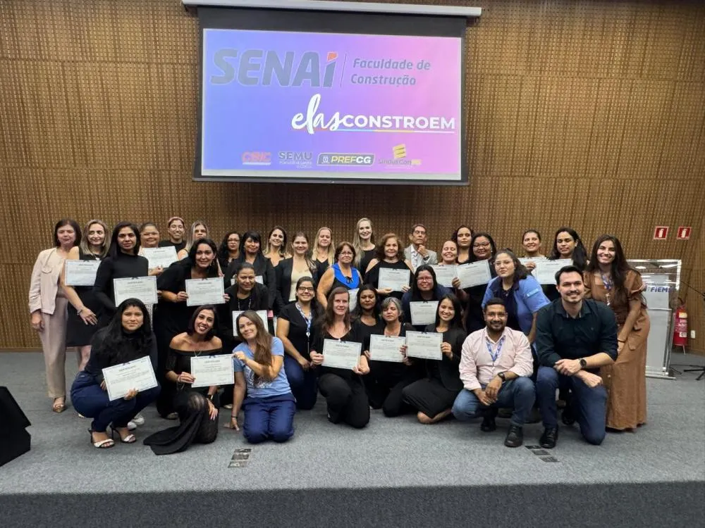 Elas constroem o futuro: mulheres ganham espaço, emprego e liderança na construção civil de Campo Grande