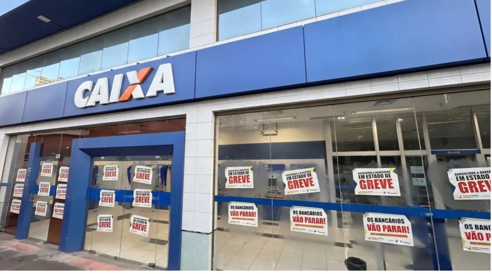 Caixa enfrenta greve em MS após proposta ser rejeitada por 87,59% dos bancários