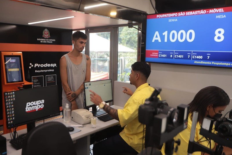 Com Unidade Móvel, Poupatempo emite mais de 3,5 mil documentos no Litoral Norte