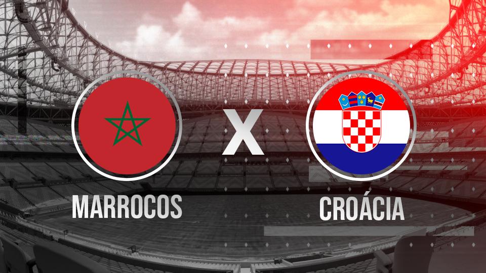 Marrocos x Croácia se enfrentam nesta manhã (23) pelo Grupo F